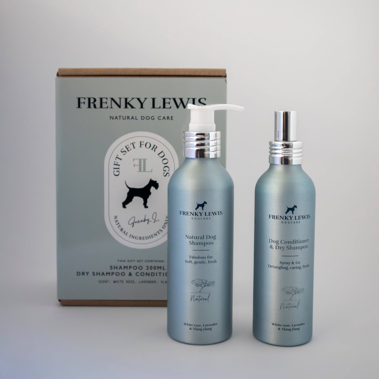 Shampooing + Après-shampooing & Shampooing Sec - Rose Blanche, Lavande/Ylang