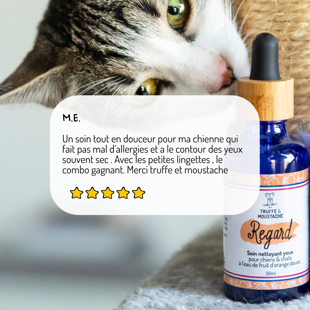 Cuidado Limpiador de ojos para perros y gatos, "Mirada"
