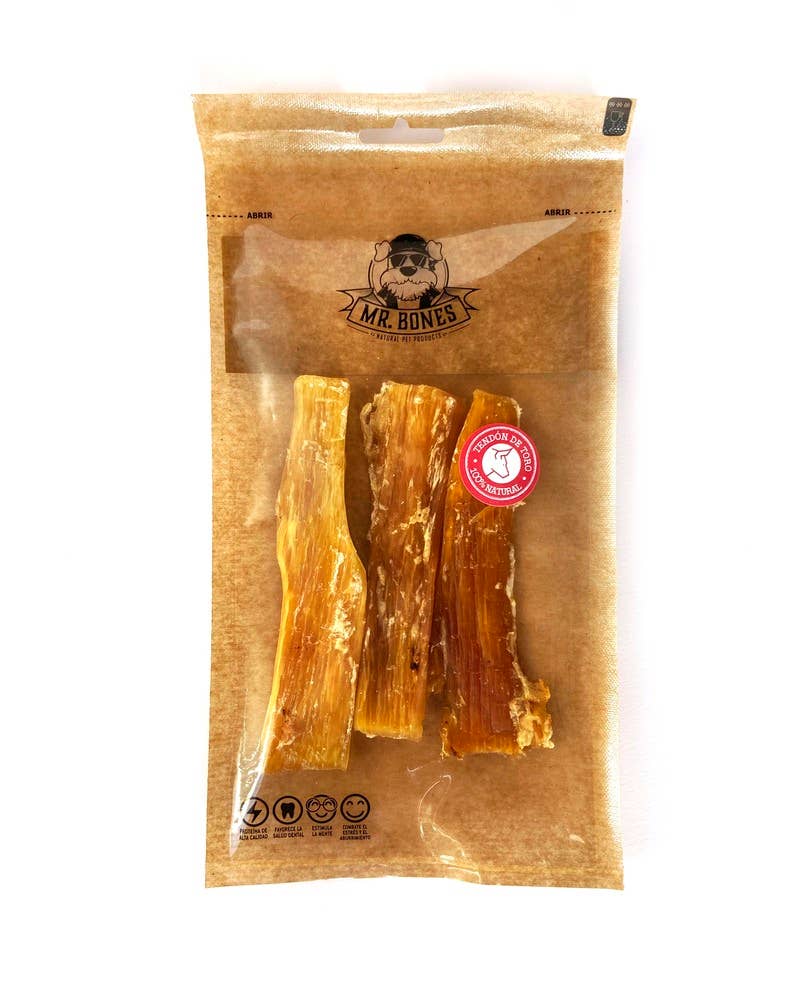 Tendón de toro - Snack natural para perros