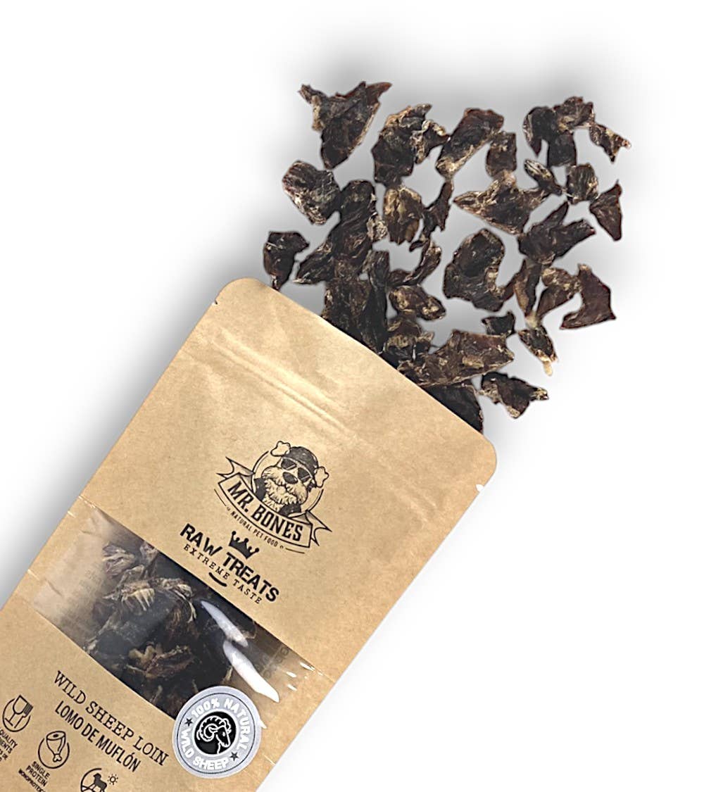 Lomo de muflón Raw Treats - Snack natural para perros y gatos