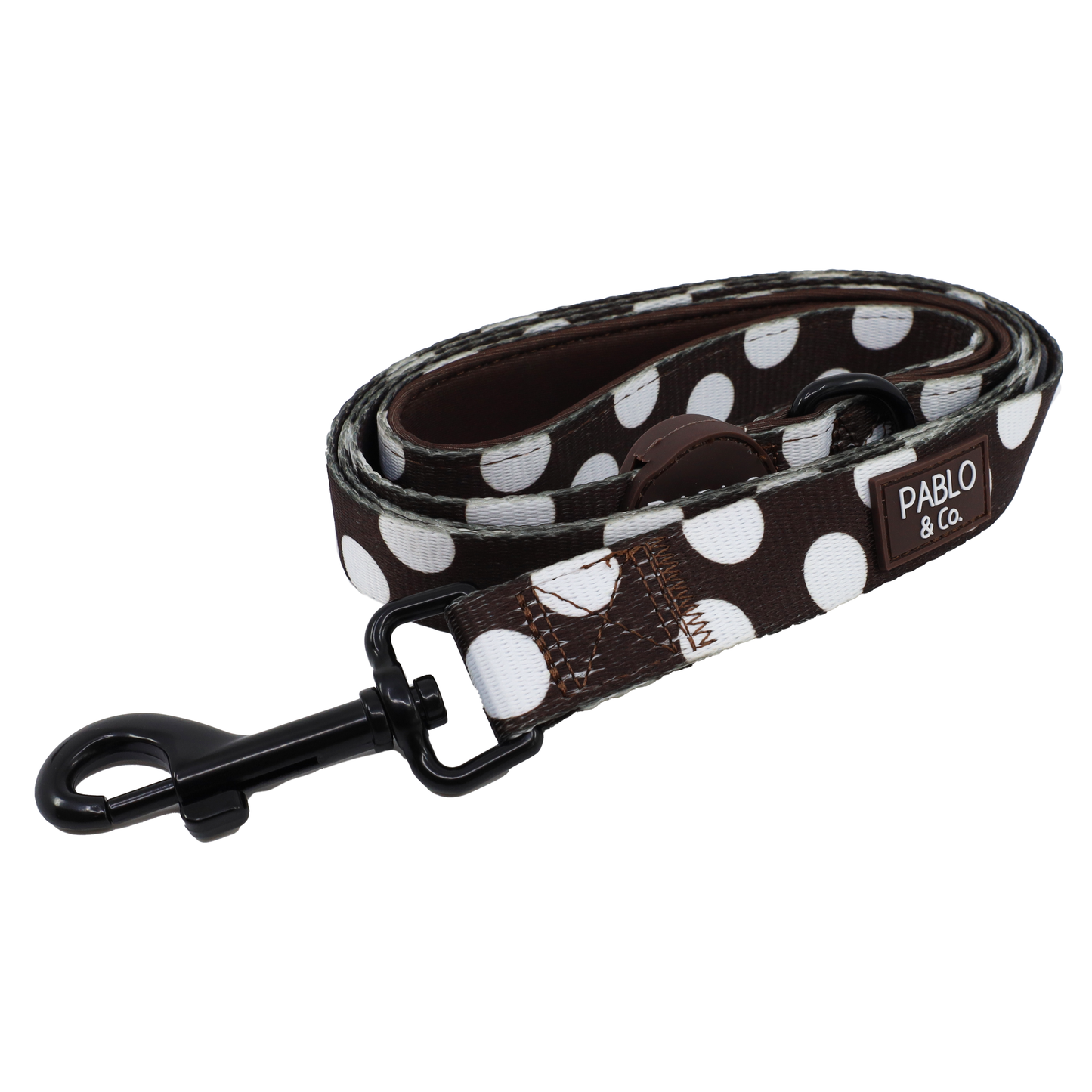 Lunares: Correa para perro: 2,5 cm