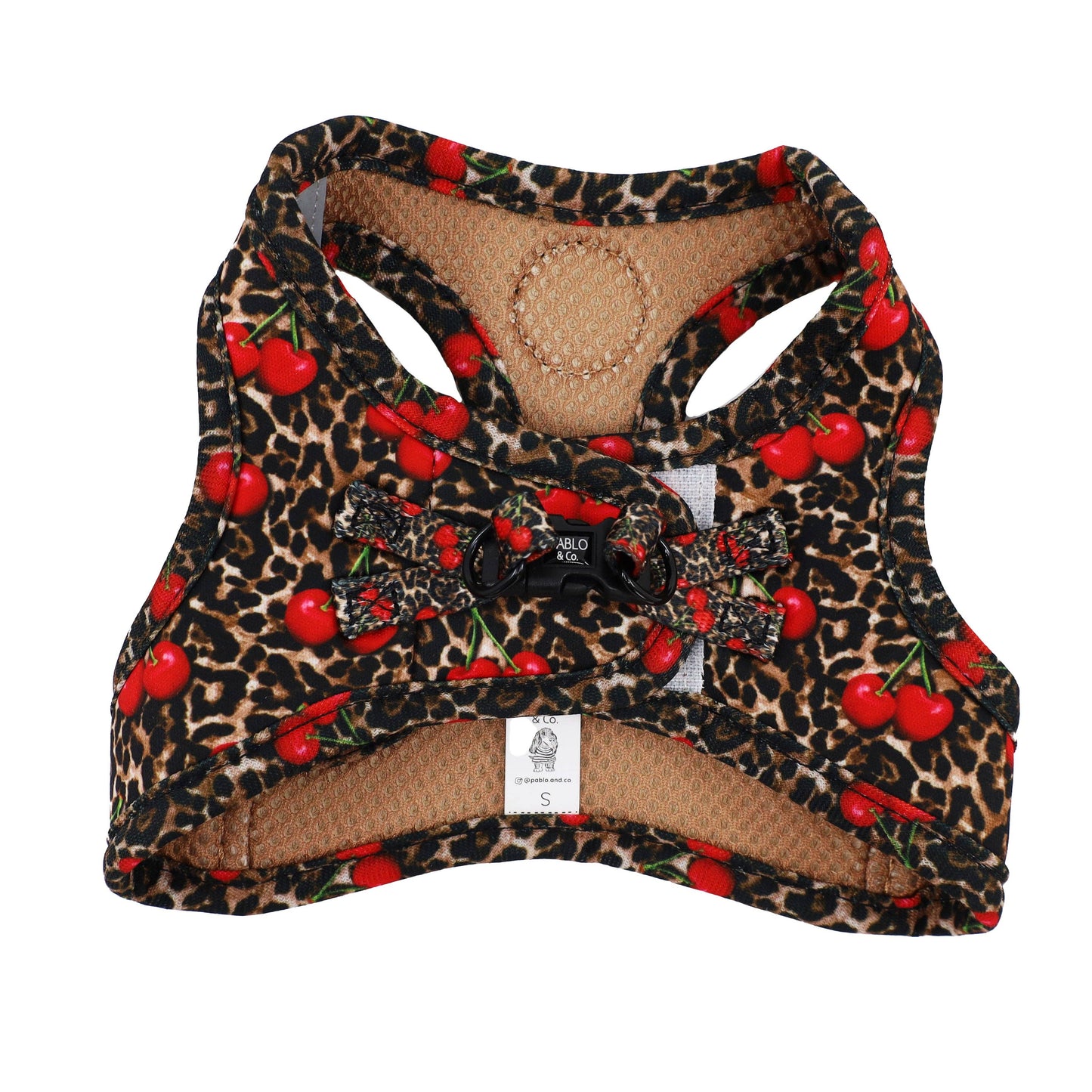 Harnais pour chat Leopard Cherries : Step In: PETIT