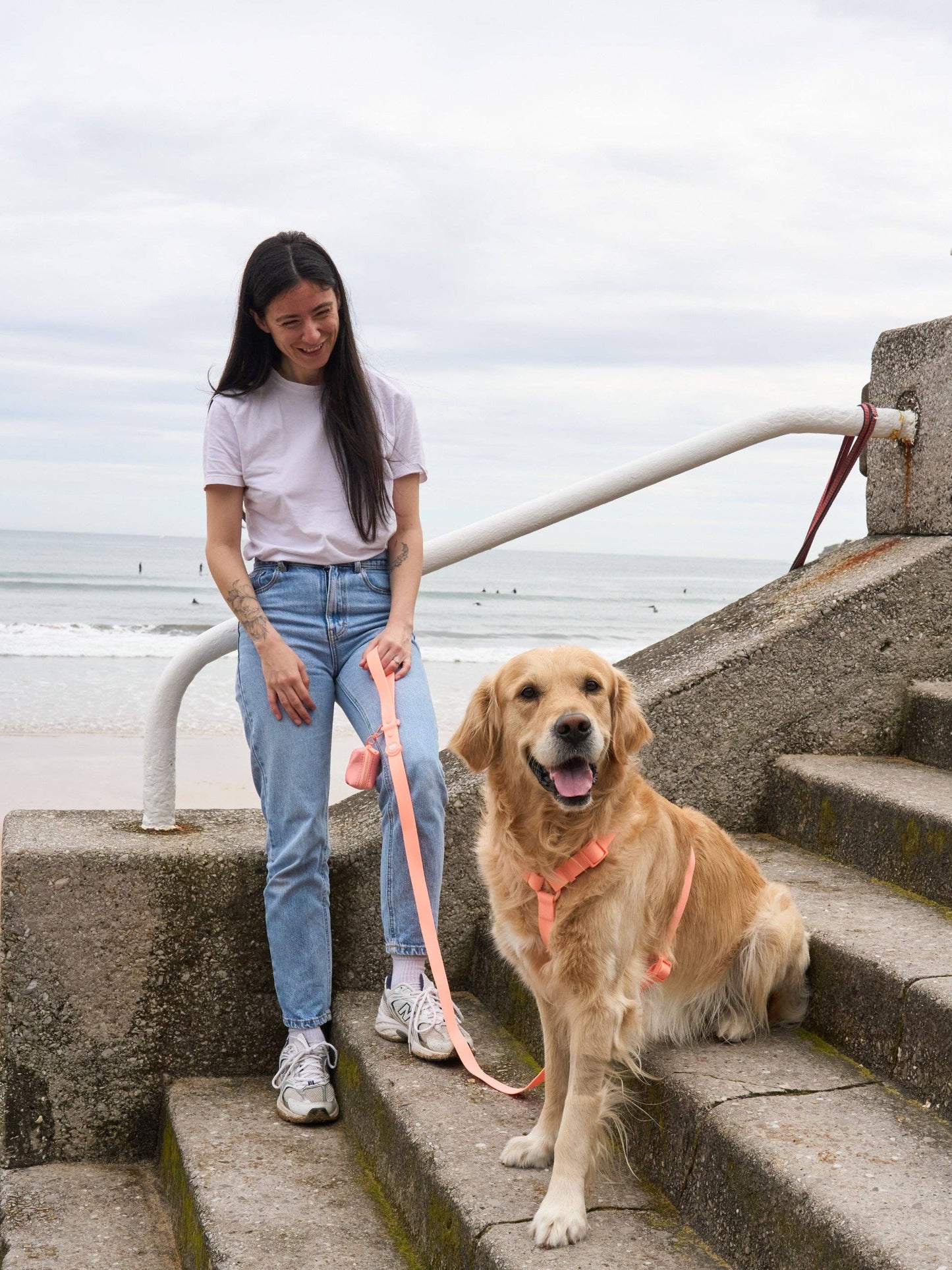 ARNÉS IMPERMEABLE PARA PERRO CORAL: M