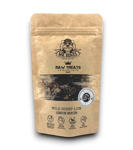 Lomo de muflón Raw Treats - Snack natural para perros y gatos