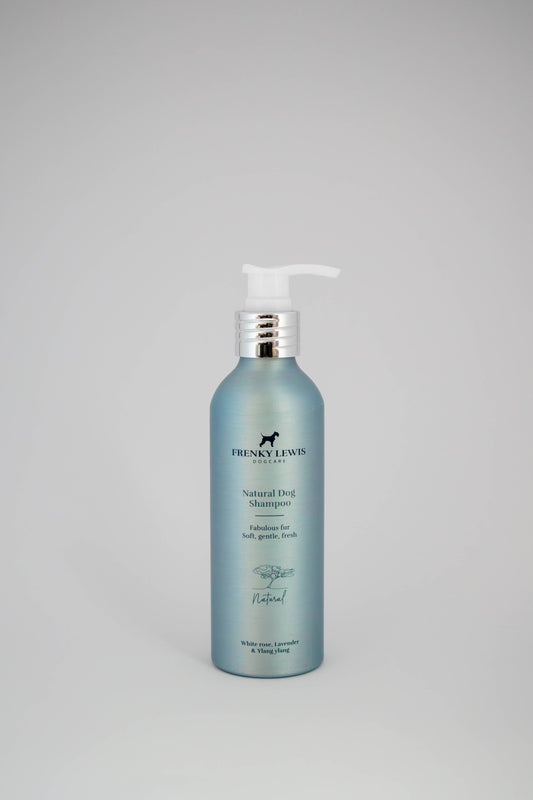 Shampoing naturel pour chien 200 ml - Rose blanche, Lavande, Ylang Ylang