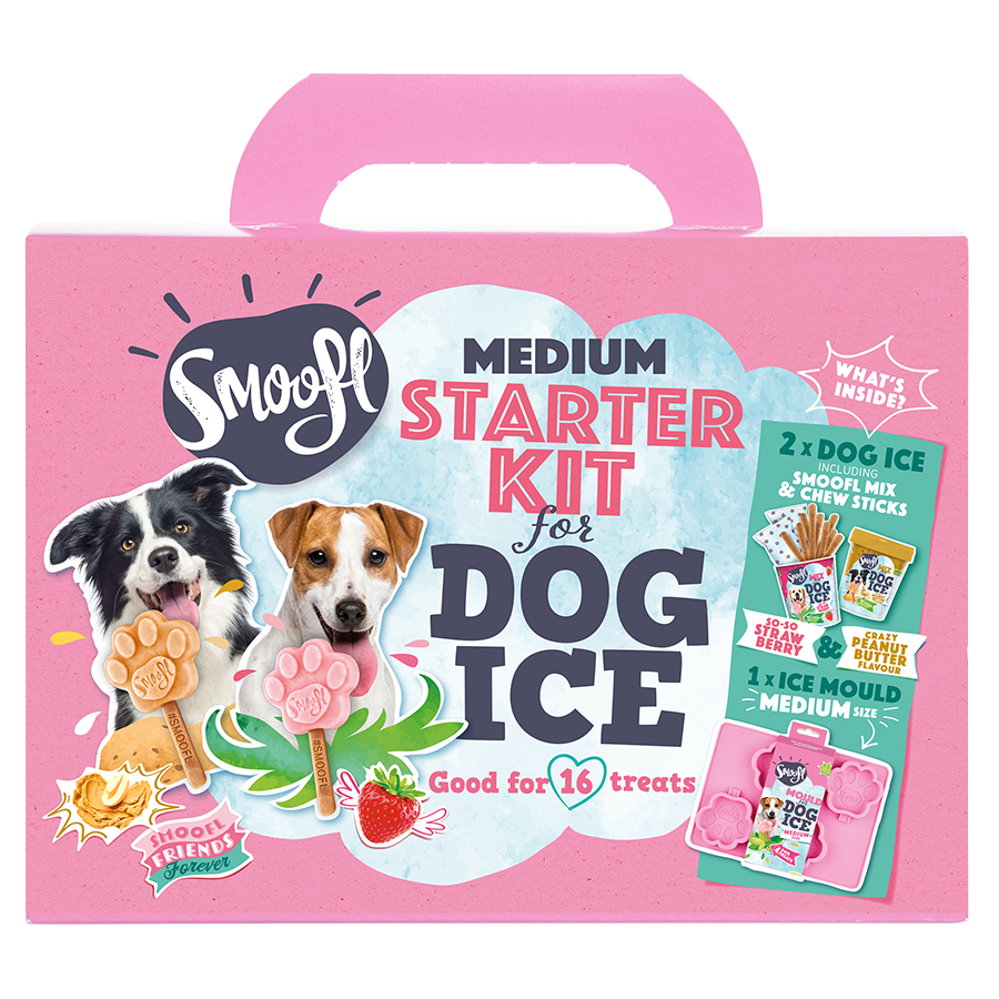 Kit de inicio mediano de helado para perros