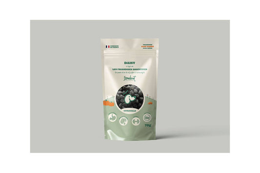 DAISY - Las golosinas digestivas para PERRO: 70 G