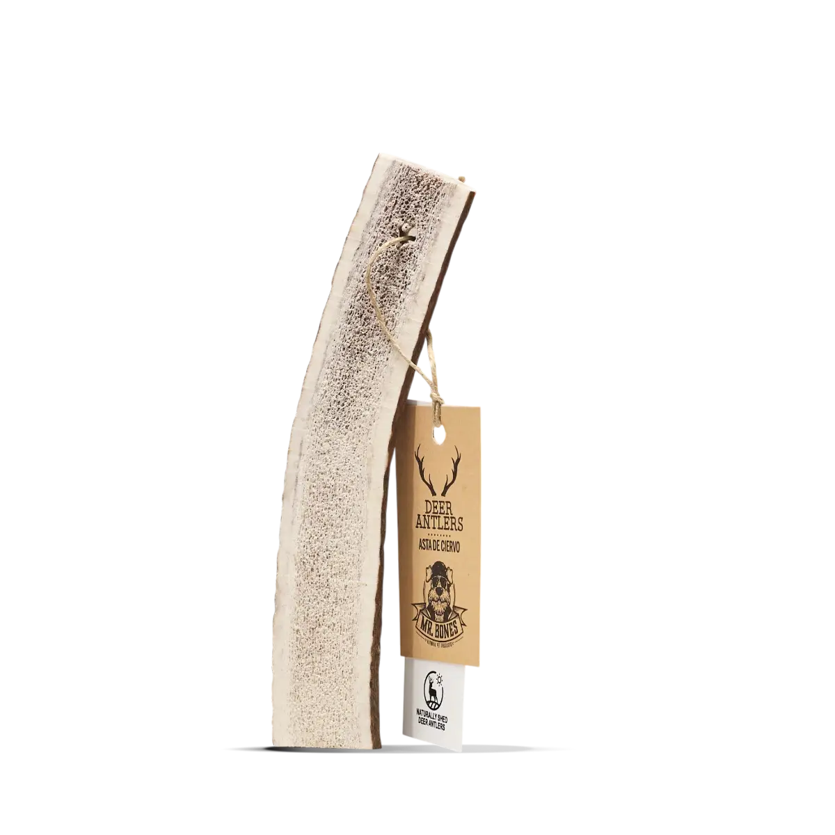 Mordedor natural para perros - Asta de ciervo partida: S (25-50g)