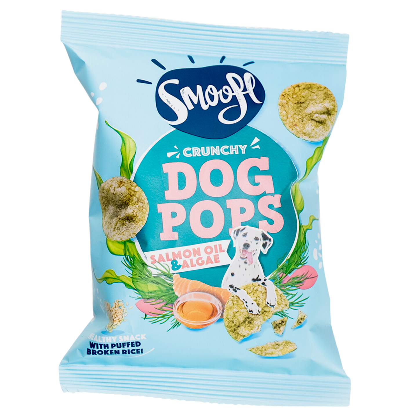 Dog Pops crujientes con aceite de salmón y algas
