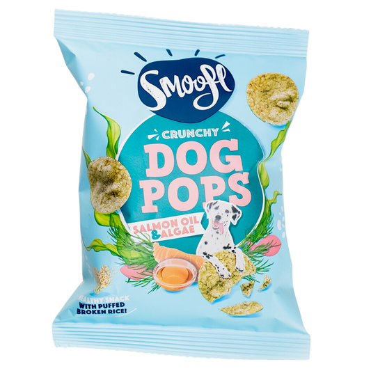 Dog Pops crujientes con aceite de salmón y algas