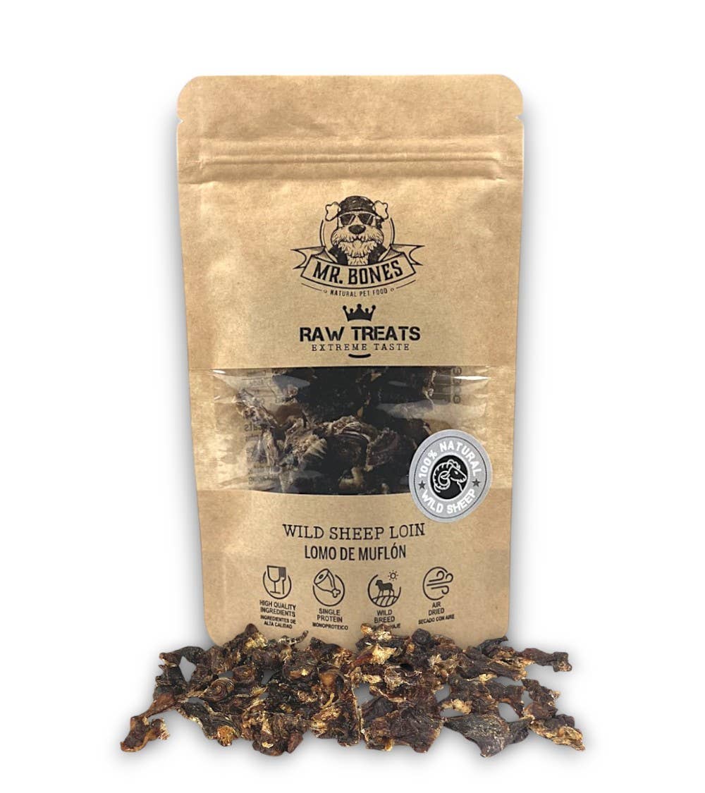 Lomo de muflón Raw Treats - Snack natural para perros y gatos