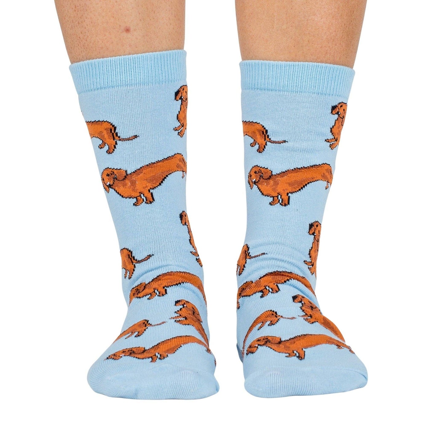 Chaussettes Dog Race: Teckel rose