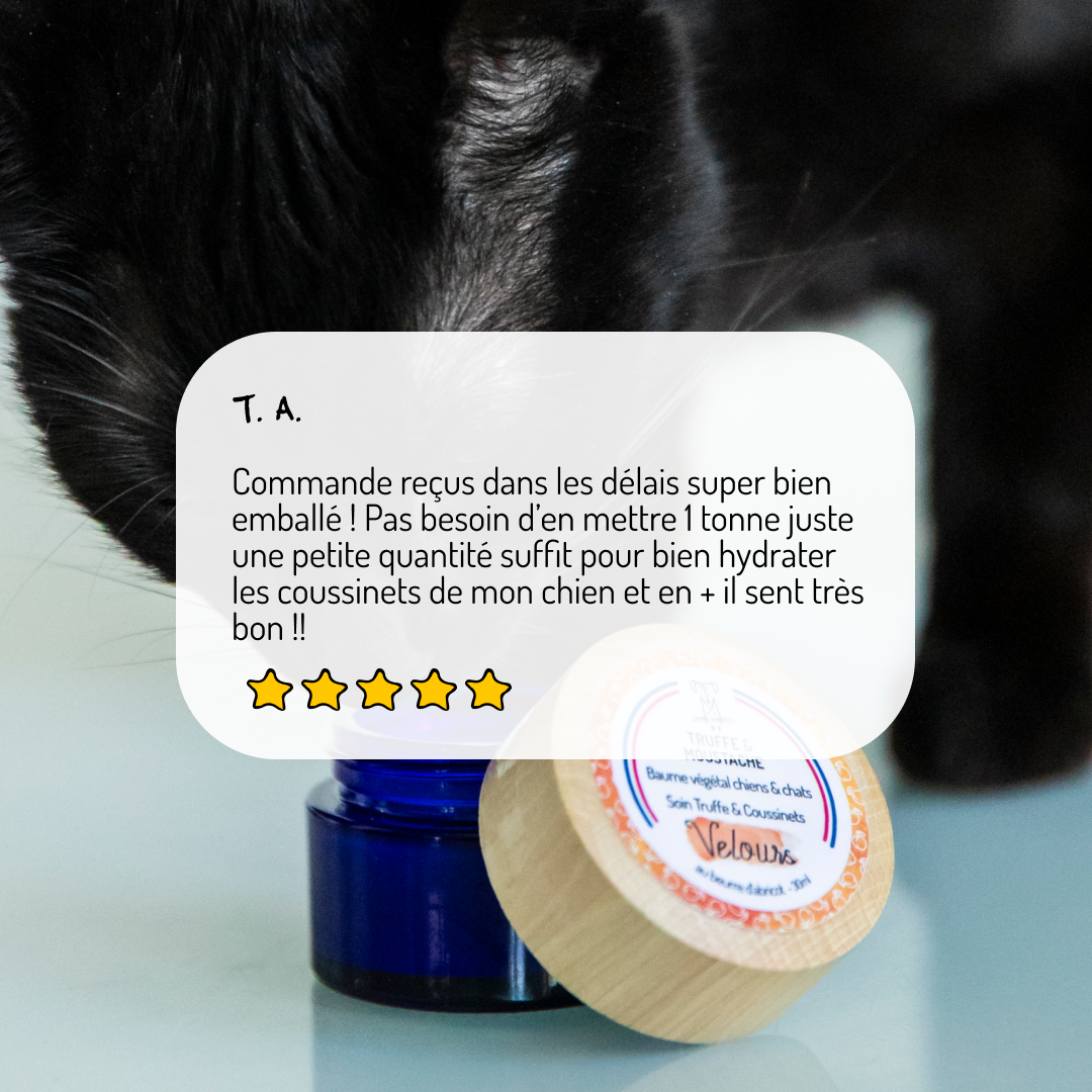 Bálsamo de Trufa y Almohadillas para perro y gato, "Velvet"